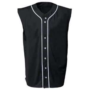   Button Custom Baseball Jerseys Youth BLACK (BLK) YL