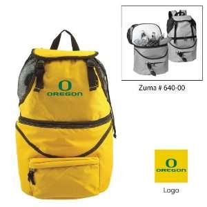  Oregon Ducks NCAA Zuma Insulated Backpack (Beige 