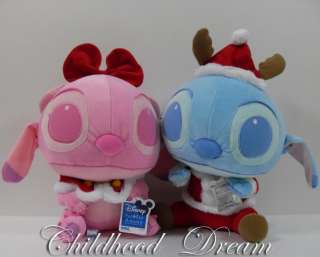 Christmas Baby Stitch Angel Plush Doll Set Lilo Disney Sega  