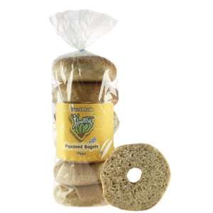 Healthy Me Flaxseed Plain Bagels (5 Packages, 6cnt Each)  