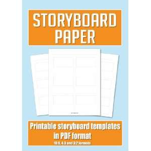  Storyboard Paper Templates CD ROM
