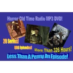  Horror  DVD   Over 800 Old Time Radio Shows   WoW 