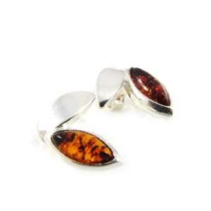  Earrings silver Chloé amber. Jewelry