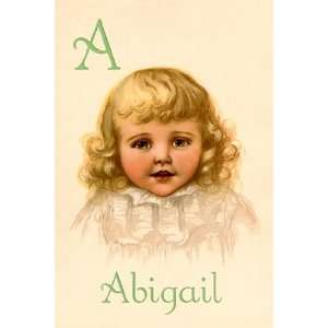  A for Abigail   Poster by Ida Waugh (12x18)