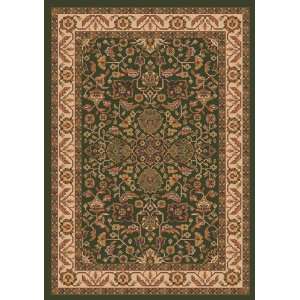  Pastiche Collection Abadan Lance Green Floral Nylon Area 