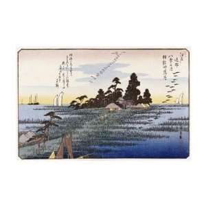   Utagawa Hiroshige   Descending Geese At Haneda Giclee