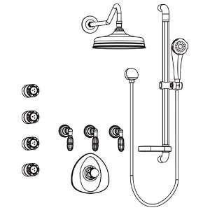   24173 Piece KIT66   Laurel/Monte Cristo Handles   Sh