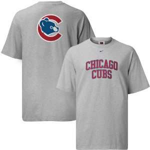  Nike Chicago Cubs Ash Changeup Arched T shirt Sports 