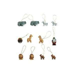  Set of 24 1 Noahs Ark Animals Christmas Ornament Set 