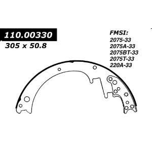  Centric Parts, 111.00330, Centric Brake Shoes Automotive