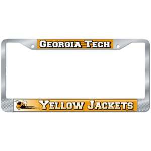  Georgia Tech Yellow Jackets NCAA Chrome License Plate 