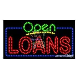  Loans LED Business Sign 17 Tall x 32 Wide x 1 Deep 