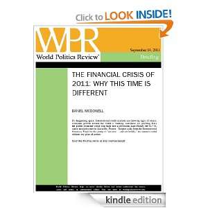 The Financial Crisis of 2011 Why This Time is Different (World 