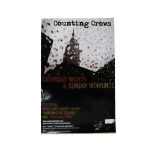  Counting Crowes Poster Saturday Nights Sunday Mornings 