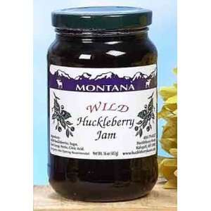 Wild Huckleberry Jam, 16oz  Grocery & Gourmet Food
