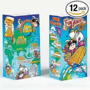  ~ 12 ~ Fun Ahoy Pirate Paper Bags ~ Kids Meal   Gift 