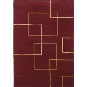  Home Fashions Design CC10108 Charbel Red Squares 