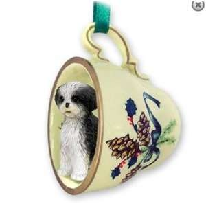  Christmas Tree Ornament   Shih Tzu in a Teacup Everything 