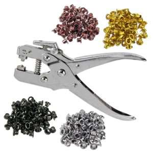    Duty 3/16 Eyelet Grommet Pliers Set with 400 Eyelets   Easy to Use