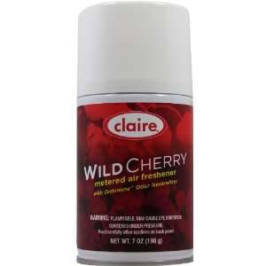 Claire C 107 7 Oz. Wild Cherry Metered Air Freshener Aerosol Can (Case 