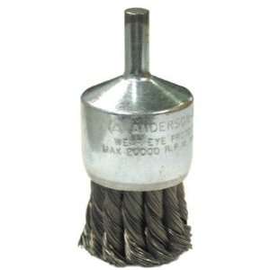 Knot Wire End Brushes NH Series Hollow End Swaged Cup   nh8 3/4x.020 