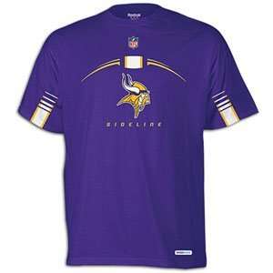  Vikings Reebok NFL Sideline Gun Show T Shirt   Mens 