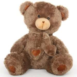  Cheaky Hugs Mocha Brown Soft Heart Teddy Bear 30in Toys & Games