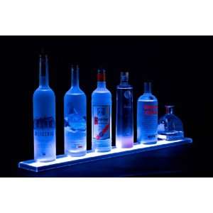  2 LED Lighted Liquor shelves bottle display