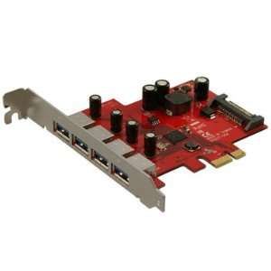  Koutech 4 Port SuperSpeed USB 3.0 PCI Express (x1) (4x Ext 