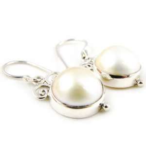  Earrings silver Sapa white. Jewelry