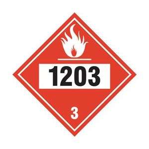  FLAMMABLE CLASS 3 #1203 PLACARD 12/PK Electronics