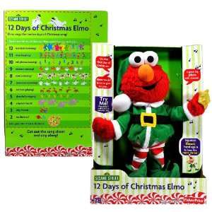   Christmas Elmo with Twelve Days of Christmas Song (B8587) Toys