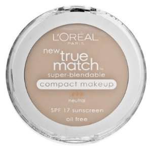  New   LOreal Compact Makeup, SPF 17, Natural Buff, 0 