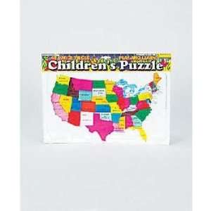  Childrens U.S.A. Puzzle Map Case Pack 48 