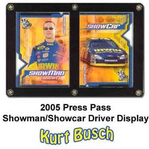  Press Pass Showman Showcar 05 Kurt Busch Driver Display 