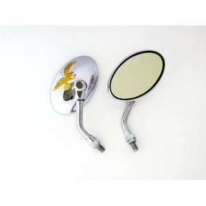   Vn1500 Kz1000 H2 En500 Tapered Chrome Mirrors (1376) 