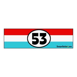  #53   bumper stickers (Large 14x4 inches) Automotive
