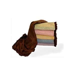  Crystaleigh Baby Cocoa/Blue Travel Blanket Baby