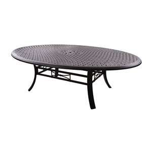  Darlee 201099 MO AB Oblong Outdoor Dining Table, Antique 