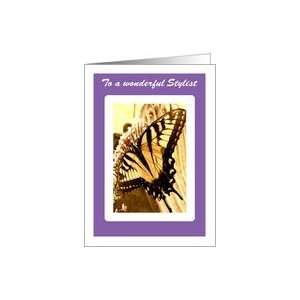  Hairdresser/HairStylist Birthday Beautiful Butterfly on 