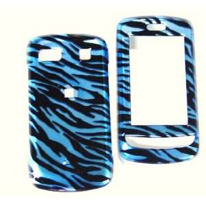  New Blue Black Zebra Stripe Pattern Color Design Lg Xenon 