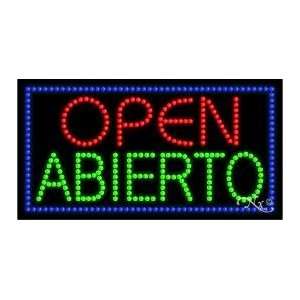  LABYA 21045   17H x 32L x 1D Abierto animated LED sign 