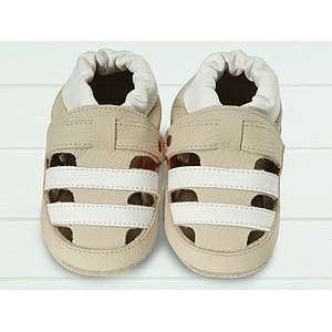  Shooshoos Baby Shoes Beige / White Sandal (SizeXL18 24M 