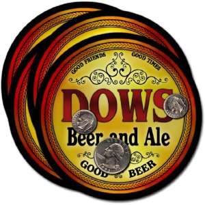  Dows, IA Beer & Ale Coasters   4pk 