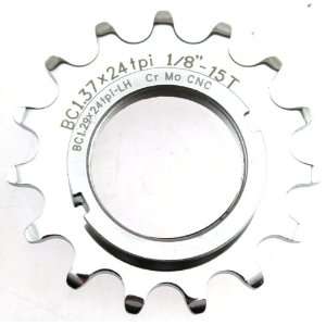 Fixie Fixed Gear Cog Track Sprocket 1/8 15t 15 tooth Steel bc1.37 x 