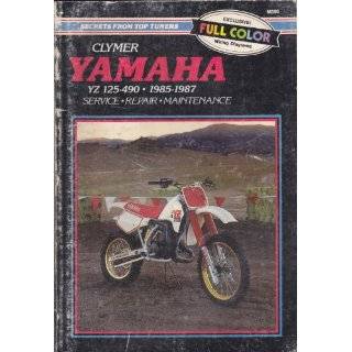 Yamaha YZ125 490, 1985 87 Clymer Workshop Manual ( Paperback )
