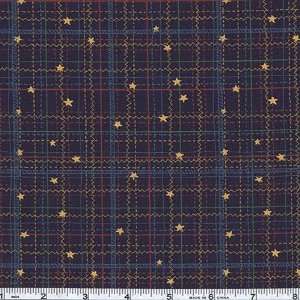  45 Wide Rons World Plaid Navy Fabric By The Yard Arts 