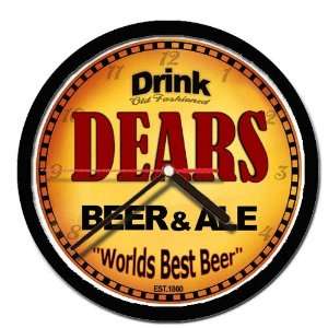  DEARS beer ale cerveza wall clock 