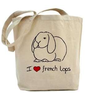  I Love French Lops Pets Tote Bag by  Beauty
