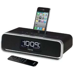  iHome iA91 App Enhanced Dual Alarm Clock Radio for iPhone 